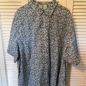 Men’s 3XL Floral Van Heusen Shirt